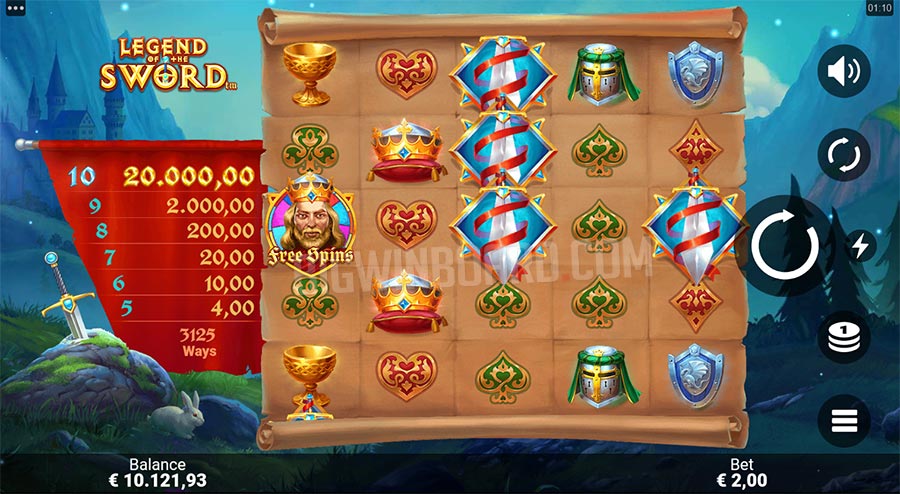 Legend of the Sword slot