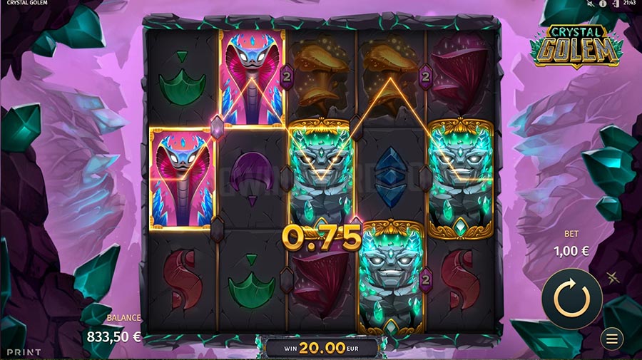 Crystal Golem slot