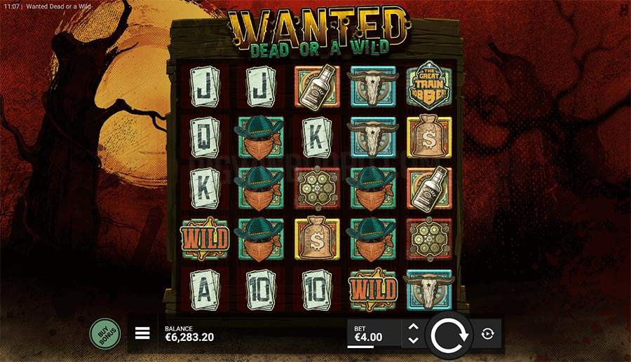 Wanted Dead or a Wild slot